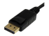 StarTech.com 6ft (2m) Mini DisplayPort to DisplayPort 1.2 Cable, 4K x 2K UHD Mini DisplayPort to DisplayPort Adapter Cable, Mini DP to DP Cable for Monitor, mDP to DP Converter Cord - Close up