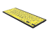 LogicKeyboard Largeprint Mini - Right-angle