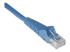 Eaton Tripp Lite Series Cat6 Gigabit Snagless Molded (UTP) Ethernet Cable (RJ45 M/M), PoE, Blue, 3 ft. (0.91 m) - Left-angle