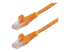 StarTech.com 0.5m Orange Cat5e / Cat 5 Snagless Ethernet Patch Cable 0.5 m - Right-angle