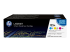 HP 125A - 3-pack - yellow, cyan, magenta - Front