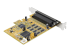 StarTech.com 8-Port PCI Express RS232 Serial Adapter Card, PCIe RS232 Serial Card, 16C1050 UART, Multiport Serial DB9 Controller/Expansion Card, 15kV ESD Protection, Windows & Linux - Top
