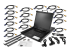 StarTech.com 16 Port Rackmount KVM Console with 6ft Cables, Integrated KVM Switch with 19" LCD Monitor, Fully Featured 1U LCD KVM Drawer- OSD KVM, Durable 50,000 MTBF, USB + VGA Support - Right-angle
