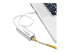 Eaton Tripp Lite Series USB 3.0 SuperSpeed to Gigabit Ethernet NIC Network Adapter RJ45 10/100/1000 Aluminum White - Left-angle
