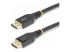 StarTech.com 25ft (7m) VESA-Certified Active DisplayPort 1.4 Cable, DP8K w/HBR3/HDR10/MST/DSC 1.2/HDCP 2.2, 8K 60Hz, 4K 120Hz Video - Right-angle