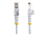 StarTech.com 0.5m White Cat5e / Cat 5 Snagless Ethernet Patch Cable 0.5 m - Multi-angle