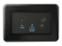 StarTech.com Single-Module Conference Table Connectivity Box-Customizable - Top