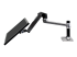 Ergotron LX - Mounting kit (articulating arm, desk clamp mount, extension adapter, grommet-mount base, 7" post) - Right side