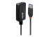 LINDY Active Extension Cable - Left-angle