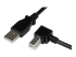 StarTech.com 2m USB 2.0 A to Right Angle B Cable Cord - Right-angle