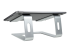 StarTech.com Laptop Stand for Desk, 5kg/11lb, Aluminum, Silver, Ergonomic - Back