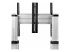 StarTech.com Rolling TV Cart/Stand On Wheels, Up to 100inch/220lb Screens - Close up