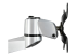 StarTech.com Desk Mount Quad Monitor Arm, Premium Articulating VESA 4 Monitor Mount 2x2 up to 27", Ergonomic Height Adjustable Pole Mount, Tilt/Swivel/Rotate, C-Clamp/Grommet, Silver - Close up