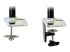 Ergotron LX - Mounting kit (articulating arm, desk clamp mount, extension adapter, grommet-mount base, 7" post) - Close up