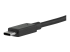 StarTech.com 3ft/1m USB C to DisplayPort 1.2 Cable 4K 60Hz, USB-C to DisplayPort Adapter Cable HBR2, USB Type-C DP Alt Mode to DP Monitor Video Cable, Compatible with Thunderbolt 3, Black - Close up
