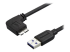 StarTech.com 1m 3 ft Slim Micro USB 3.0 Cable M/M - Right-angle