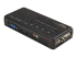 StarTech.com 4 Port Black USB KVM Switch Kit with Cables and Audio - Right-angle