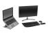 Kensington Easy Riser Go Laptop Cooling Stand - Left-angle