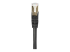 StarTech.com 10m CAT6A Ethernet Cable, 10 Gigabit Shielded Snagless RJ45 100W PoE Patch Cord, CAT 6A 10GbE STP Network Cable w/Strain Relief, Black, Fluke Tested/UL Certified Wiring/TIA - Close up