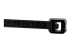 StarTech.com 10cm(4") Cable Ties, 2mm(1/16") wide, 22mm(7/8") Bundle Diameter, 8kg(18lb) Tensile Strength, Nylon Self Locking Zip Ties with Curved Tip, 94V-2/UL Listed, 1000 Pack, Black - Close up