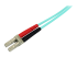 StarTech.com Aqua OM4 Duplex Multimode Fiber - Right-angle