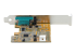 StarTech.com PCI Express Serial Card, PCIe to RS232 (DB9) Serial Interface Card, PC Serial Card with 16C1050 UART, Standard or Low Profile Brackets, COM Retention, For Windows & Linux - Right side
