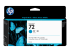HP 72 - 130 ml - cyan - Front