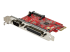 StarTech.com PCIe Card with Serial and Parallel Port, PCI Express Combo Adapter Card with 1x DB25 Parallel Port & 1x RS232 DB9 Serial Port, Expansion/Controller Card, PCIe Printer Card - Right-angle