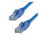 StarTech.com 75ft CAT6 Ethernet Cable, 10 Gigabit Snagless RJ45 650MHz 100W PoE Patch Cord, CAT 6 10GbE UTP Network Cable w/Strain Relief, Blue, Fluke Tested/Wiring is UL Certified/TIA - Right-angle