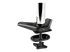 StarTech.com Desk Mount Monitor Arm for Single VESA Display up to 32" or 49" Ultrawide 8kg/17.6lb, Full Motion Articulating & Height Adjustable w/ Cable Management, C-Clamp, Grommet Mount - Close up