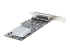 StarTech.com 4-Port 2.5Gbps NBASE-T PCIe Network Card, Intel I225-V Chip, Quad Port Computer Network Card, Multi-Gigabit NIC, PCI Express Server LAN Card, Desktop Ethernet Interface Card, PCI Express 2.0 (PR42GI-NETWORK-CARD) - Right-angle