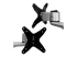 StarTech.com Desk Mount Dual Monitor Arm - Close up