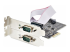 StarTech.com 2-Port Serial PCIe Card, Dual-Port PCI Express to RS232/RS422/RS485 (DB9) Serial Card, Low-Profile Brackets Incl., 16C1050 UART, TAA-Compliant, Windows/Linux, TAA Compliant - Left-angle