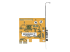 StarTech.com PCI Express Serial Card, PCIe to RS232 (DB9) Serial Interface Card, PC Serial Card with 16C1050 UART, Standard or Low Profile Brackets, COM Retention, For Windows & Linux - Bottom