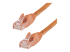 StarTech.com 75ft CAT6 Ethernet Cable, 10 Gigabit Snagless RJ45 650MHz 100W PoE Patch Cord, CAT 6 10GbE UTP Network Cable w/Strain Relief, Orange, Fluke Tested/Wiring is UL Certified/TIA - Right-angle