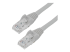 StarTech.com 75ft CAT6 Ethernet Cable, 10 Gigabit Snagless RJ45 650MHz 100W PoE Patch Cord, CAT 6 10GbE UTP Network Cable w/Strain Relief, Gray, Fluke Tested/Wiring is UL Certified/TIA - Right-angle
