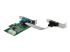 StarTech.com 2-port PCI Express RS232 Serial Adapter Card, PCIe RS232 Serial Host Controller Card, PCIe to Serial DB9 COM Ports, 16950 UART, Low Profile Expansion Card, Windows/macOS/Linux - Back