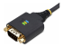 StarTech.com 3ft (1m) USB to Serial Adapter Cable, Interchangeable DB9 Screws/Nuts, COM Retention, USB-A to DB9 RS232, FTDI IC, Level-4 ESD Protection, Windows/macOS/ChromeOS/Linux - Close up