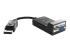 HP - VGA adapter - DisplayPort (M) to HD-15 (VGA) (F) - Left-angle