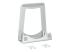 StarTech.com Laptop Stand, 2-in-1 Laptop Riser Stand or Vertical Stand, Ideal for Ultrabooks & MacBook Pro/Air up to 15", Ergonomic Angled Notebook Holder for Office Desk, Silver, Aluminum - Left-angle