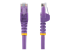 StarTech.com 2m CAT6 Ethernet Cable, 10 Gigabit Snagless RJ45 650MHz 100W PoE Patch Cord, CAT 6 10GbE UTP Network Cable w/Strain Relief, Purple, Fluke Tested/Wiring is UL Certified/TIA - Multi-angle