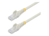 StarTech.com 1m CAT6 Ethernet Cable, 10 Gigabit Snagless RJ45 650MHz 100W PoE Patch Cord, CAT 6 10GbE UTP Network Cable w/Strain Relief, White, Fluke Tested/Wiring is UL Certified/TIA - Right-angle