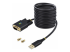 StarTech.com 10ft (3m) USB to Serial Adapter Cable, Interchangeable DB9 Screws/Nuts, COM Retention, USB-A to DB9 RS232, FTDI IC, Level-4 ESD Protection, Windows/macOS/ChromeOS/Linux - Right-angle