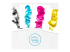 HP 364 - 4-pack - black, yellow, cyan, magenta - Front