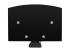 StarTech.com Dual Floating Wall-Mounted AV Shelves, Adjustable Height Shelf For Under TV, Organize A/V Equipment On Black Tempered Glass Shelves - Top