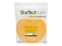StarTech.com 50ft Hook and Loop Roll, Cut-to-Size Reusable Cable Ties, Bulk Industrial Wire Fastener Tape/Adjustable Fabric Wraps Yellow/Resuable Self Gripping Cable Management Straps - Front
