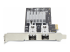 StarTech.com 2-Port GbE SFP Network Card, PCIe 2.0 x1, Intel I350-AM2 2x 1GbE Controller, 1000BASE Copper/Fiber Optic, Dual-Port Gigabit Ethernet NIC, Desktop/Server Backplanes - Left side