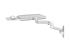Ergotron LX Pro - Keyboard/mouse arm mount tray - Right side