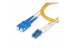 StarTech.com 7m (23ft) LC to SC (UPC) OS2 Single Mode Duplex Fiber Optic Cable, 9/125µm, Laser Optimized, 10G, Bend Insensitive, Low Insertion Loss - Right-angle