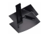 StarTech.com Dual Floating Wall-Mounted AV Shelves, Adjustable Height Shelf For Under TV, Organize A/V Equipment On Black Tempered Glass Shelves - Bottom